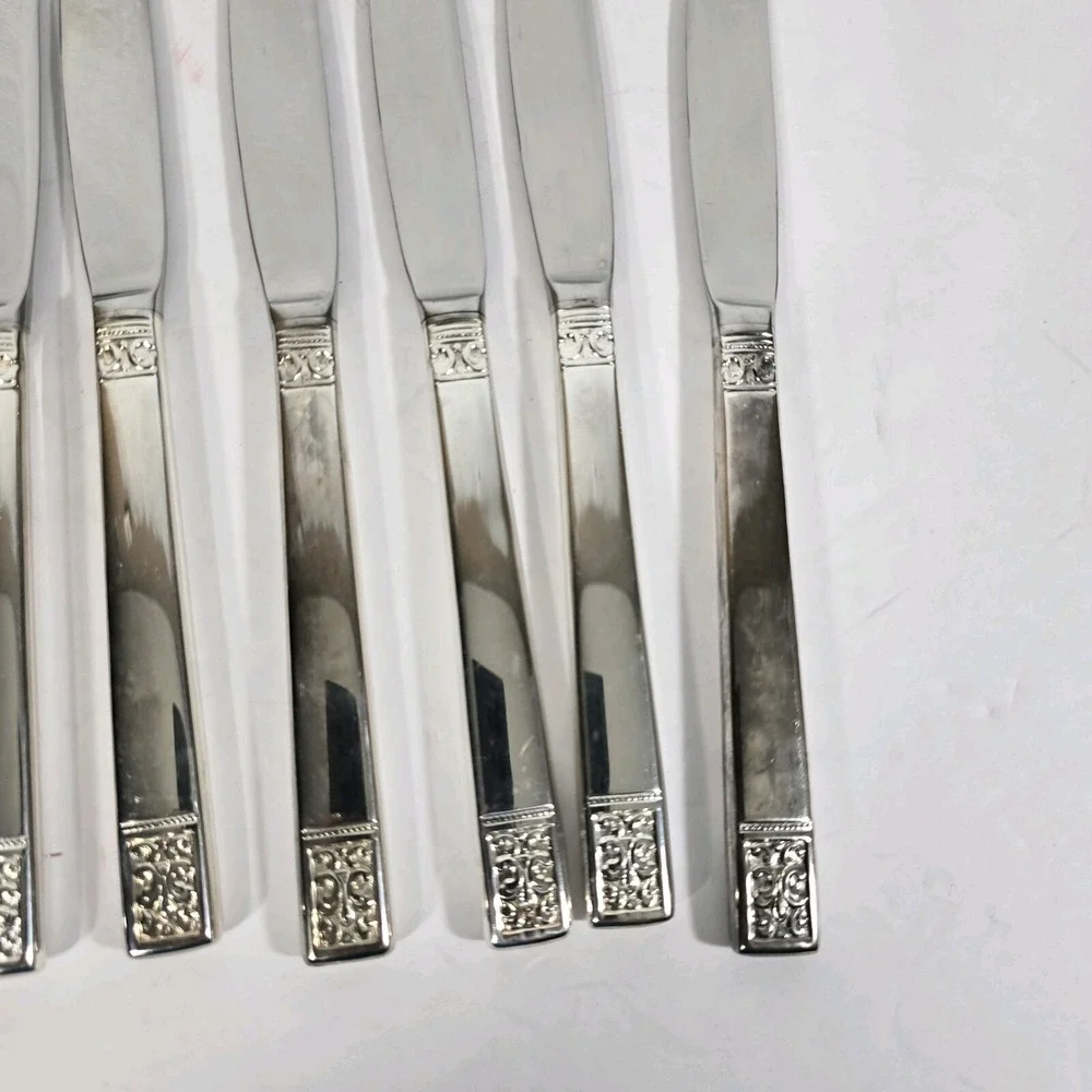 Lot Of 8 Wallace Eps Knives Stainless Steel